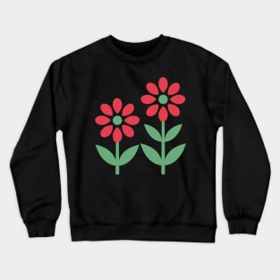 Cute Colorful Flowers Crewneck Sweatshirt